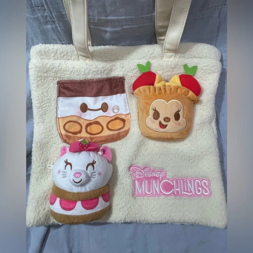 NEW Disney Munchlings Baked Treats Fanny Pack & Tote Bag - Mickey Minnie Marie‎